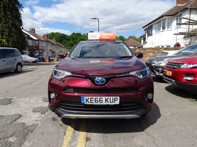 Toyota Rav4 2.5 VVT-i Hybrid Business Ed Plus TSS 5dr CVT 2WD Estate Hybrid Red