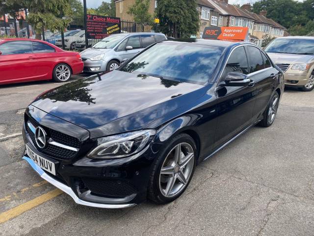 Mercedes-Benz C Class 2.1 C220 BlueTEC AMG Line 4dr Auto Saloon Diesel Black