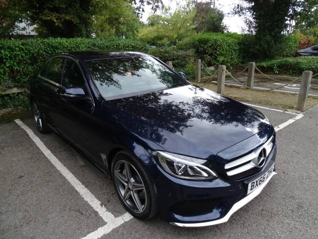 Mercedes-Benz C Class 1.6 C200d AMG Line 4dr Auto Saloon Diesel Blue