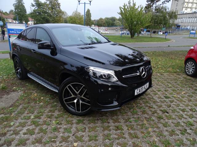 Mercedes-Benz GLE Coupe 3.0 GLE 350d 4Matic AMG Night Edition 5dr 9G-Tronic Coupe Diesel Black