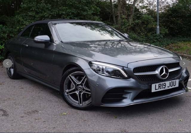 Mercedes-Benz C Class 1.5 C200 AMG Line Premium 2dr 9G-Tronic Convertible Petrol Grey