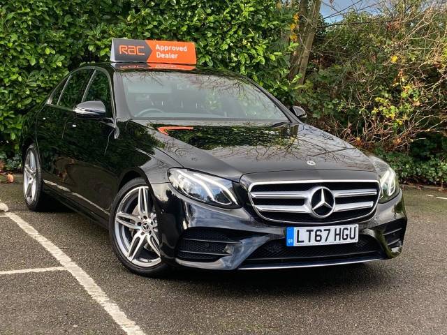 Mercedes-Benz E Class 2.0 E220d AMG Line 4dr 9G-Tronic Saloon Diesel Black