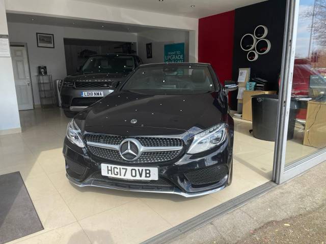 Mercedes-Benz C Class 2.0 C200 AMG Line 2dr Auto Convertible Petrol Black