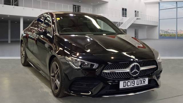 Mercedes-Benz CLA 1.3 CLA 200 AMG Line Premium 4dr Tip Auto Coupe Petrol Black