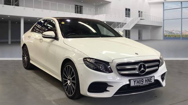 Mercedes-Benz E Class 2.0 E220d AMG Line Premium Plus 4dr 9G-Tronic Saloon Diesel White