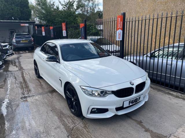 BMW 4 Series 2.0 420d M Sport 2dr Auto Convertible Diesel White