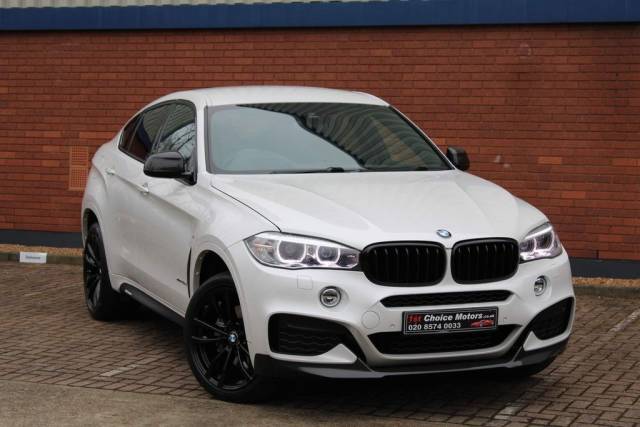 BMW X6 3.0 xDrive40d M Sport 5dr Step Auto Coupe Diesel White