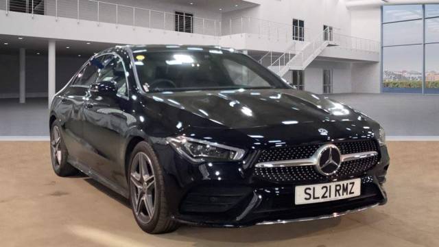 Mercedes-Benz CLA 1.3 CLA 180 AMG Line Premium Plus 4dr Tip Auto Coupe Petrol Black