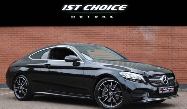 Mercedes-Benz C Class 2.0 C300 AMG Line 2dr 9G-Tronic Coupe Petrol Black