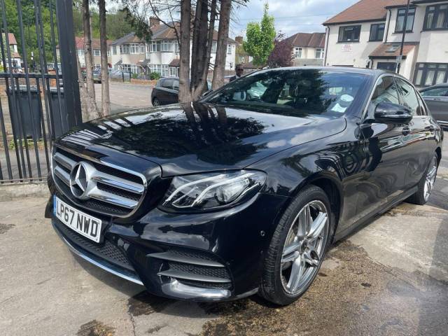 Mercedes-Benz E Class 2.0 E220d AMG Line 4dr 9G-Tronic Saloon Diesel Black