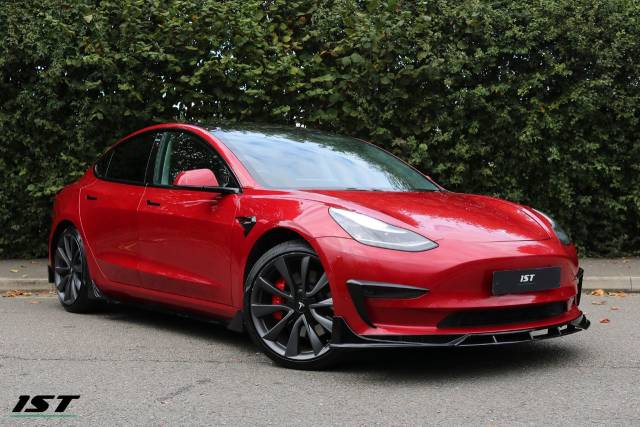 Tesla Model 3 0.0 Performance AWD 4dr [Performance Upgrade] Auto Saloon Electric Red