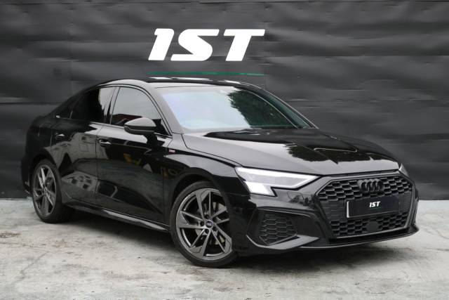 Audi A3 1.5 35 TFSI Edition 1 4dr S Tronic Saloon Petrol Black