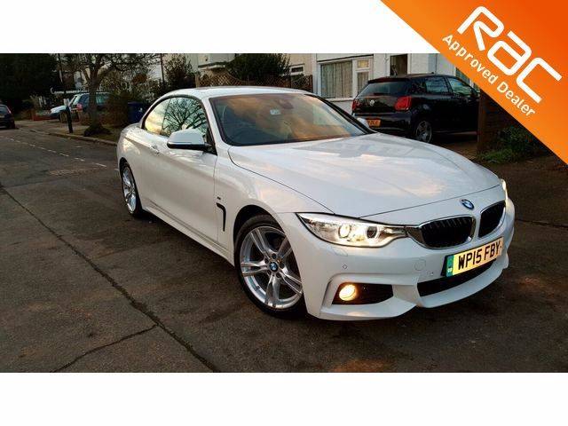 BMW 4 Series 2.0 420d M Sport 2dr Auto Convertible Diesel White