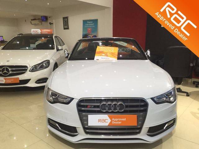 Audi A5 3.0 S5 Quattro 2dr S Tronic Convertible Petrol White