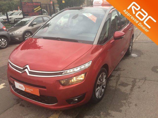 Citroen Grand C4 Picasso 1.6 e-HDi 115 Airdream Exclusive 5dr ETG6 MPV Diesel Red