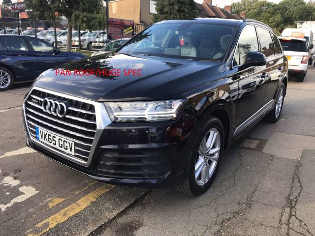 Audi Q7 3.0 TDI Quattro S Line 5dr Tip Auto Estate Diesel Black