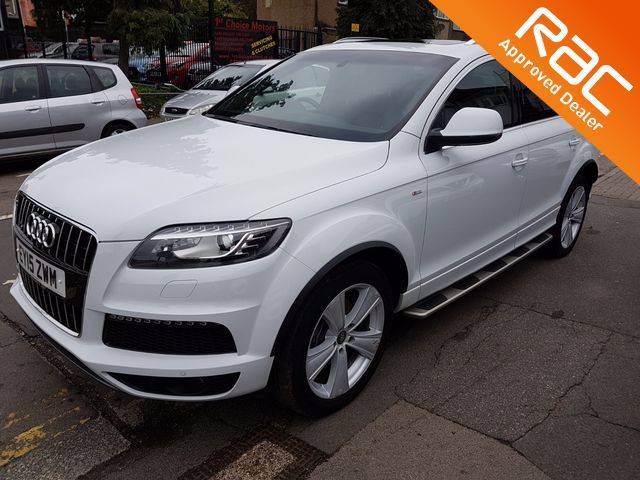 Audi Q7 3.0 TDI 245 Quattro S Line Plus 5dr Tip Auto Estate Diesel White