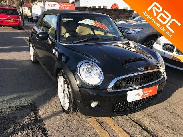 Mini Convertible 1.6 Cooper S 2dr Convertible Petrol Black