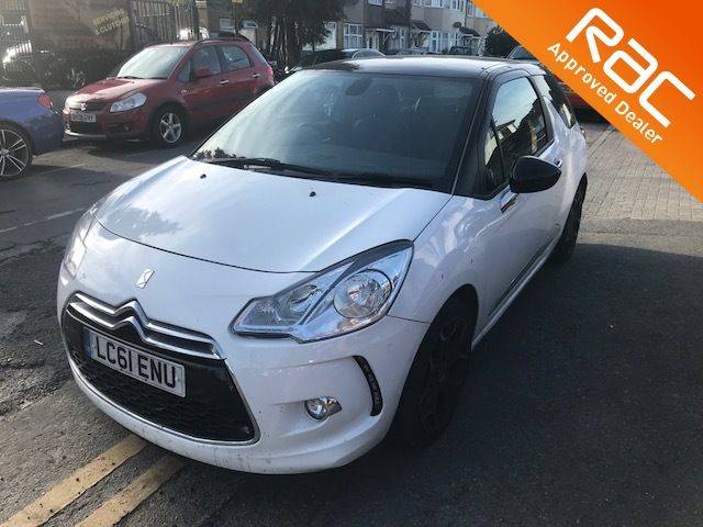 Citroen DS3 1.6 HDi 110 DSport 3dr Hatchback Diesel White