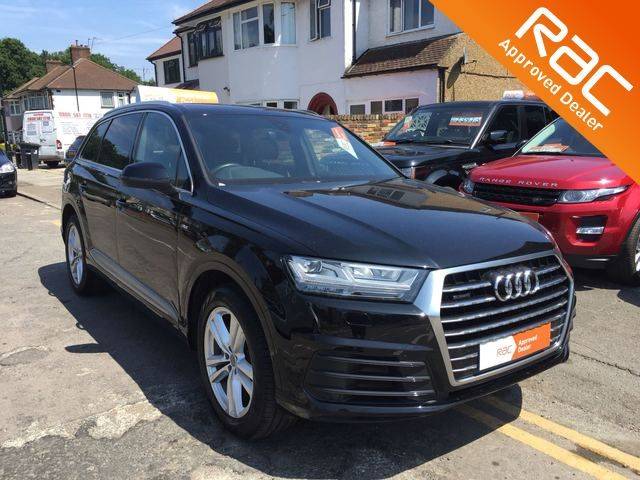 Audi Q7 3.0 TDI Quattro S Line 5dr Tip Auto Estate Diesel Black