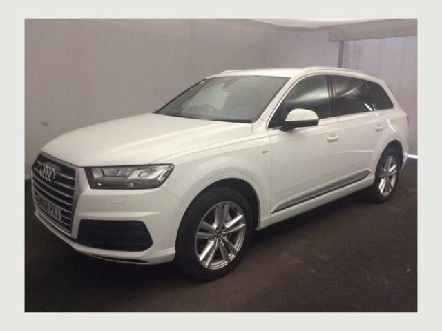 Audi Q7 3.0 TDI 218 Quattro S Line 5dr Tip Auto Estate Diesel White