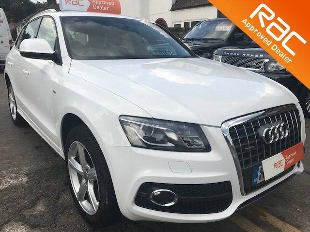 Audi Q5 2.0 TDI Quattro S Line 5dr S Tronic Estate Diesel White