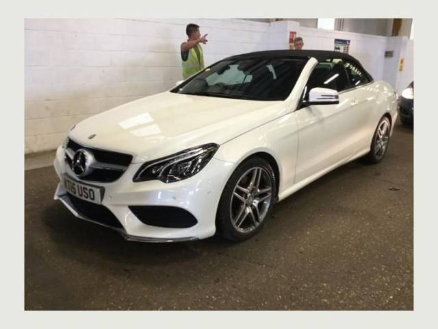 Mercedes-Benz E Class 2.1 E220 BlueTEC AMG Line 2dr 7G-Tronic Convertible Diesel White