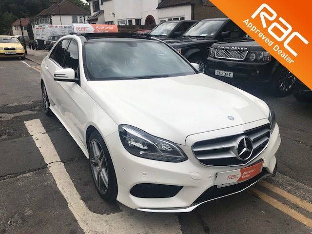 Mercedes-Benz E Class 2.1 E220 CDI AMG Sport 4dr 7G-Tronic Saloon Diesel White