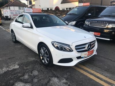 Mercedes-Benz C Class 2.0 C350e Sport Premium Plus 4dr Auto Saloon Petrol / Electric Hybrid White at 1st Choice Motors London