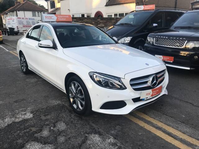 Mercedes-Benz C Class 2.0 C350e Sport Premium Plus 4dr Auto Saloon Petrol / Electric Hybrid White