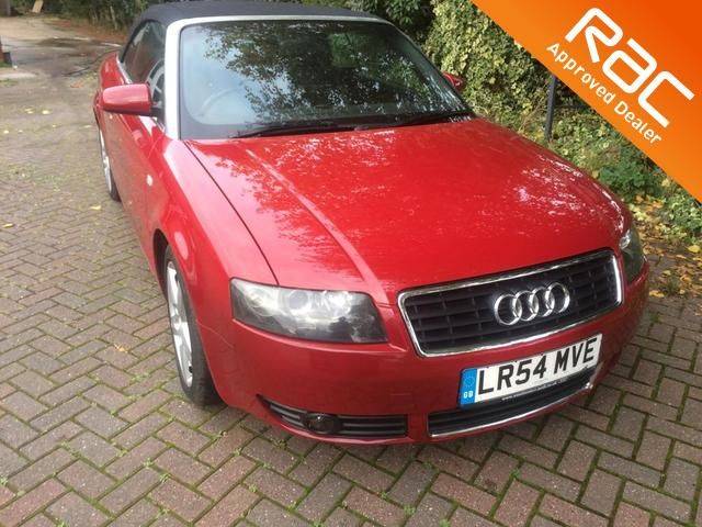 Audi A4 1.8T Sport 2dr Multitronic Convertible Petrol Red