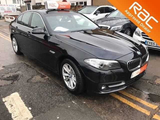 BMW 5 Series 2.0 520d [190] SE 4dr Step Auto Saloon Diesel Black