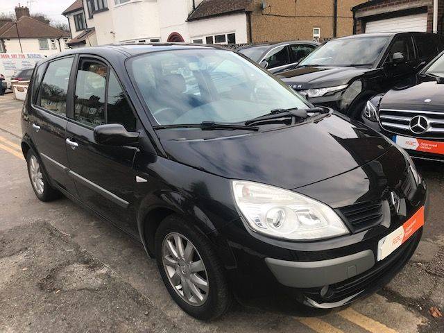 Renault Megane Scenic 1.6 VVT Dynamique 5dr Auto [Euro 4] MPV Petrol Black