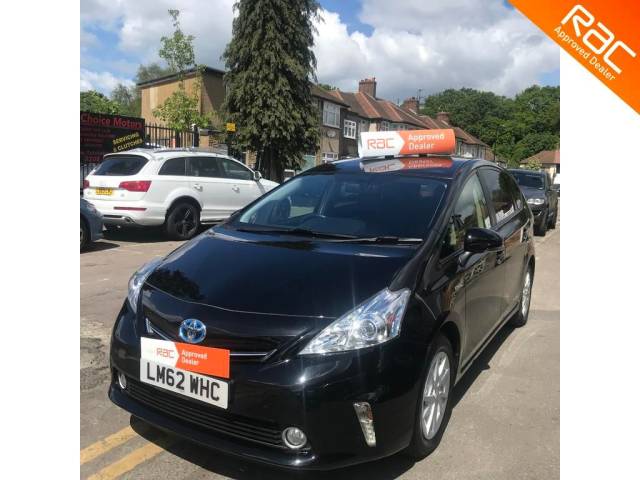 Toyota Prius 1.8 VVTi T4 5dr CVT Auto MPV Petrol / Electric Hybrid Black