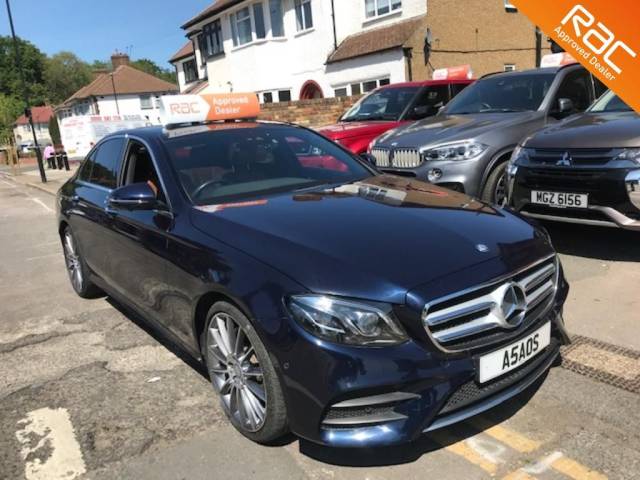 Mercedes-Benz E Class 2.0 E220d AMG Line Premium Plus 4dr 9G-Tronic Saloon Diesel Blue