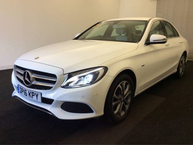 Mercedes-Benz C Class 2.0 C350e Sport 4dr Auto Saloon Petrol / Electric Hybrid White