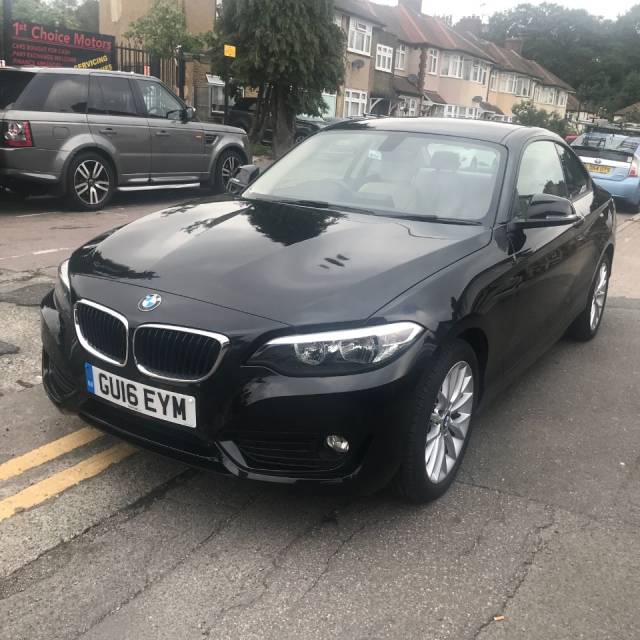 BMW 2 Series 1.5 218i SE 2dr Step Auto Coupe Petrol Black