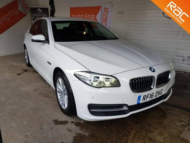 BMW 5 Series 2.0 520d [190] SE 4dr Step Auto Saloon Diesel White