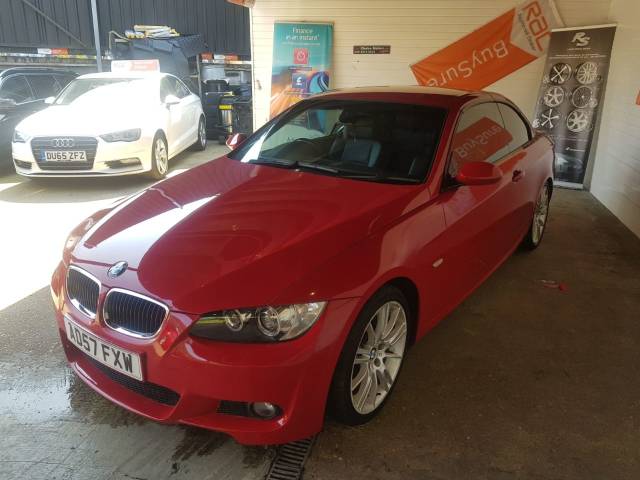 BMW 3 Series 2.0 320i M Sport 2dr Step Auto Convertible Petrol Red