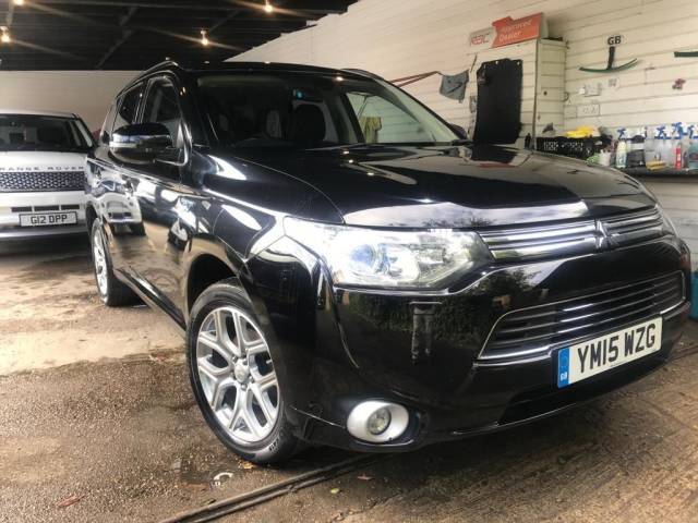 Mitsubishi Outlander 2.0 PHEV GX4h 5dr Auto Estate Petrol / Electric Hybrid Black