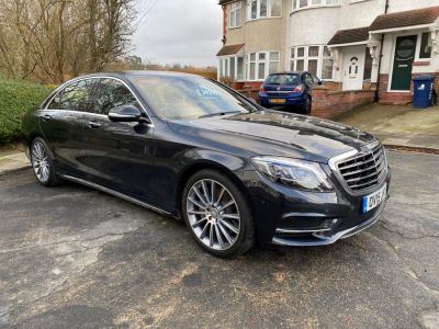 Mercedes-Benz S Class 3.5 S400L Hybrid AMG Line 4dr Auto Saloon Petrol / Electric Hybrid Black at 1st Choice Motors London